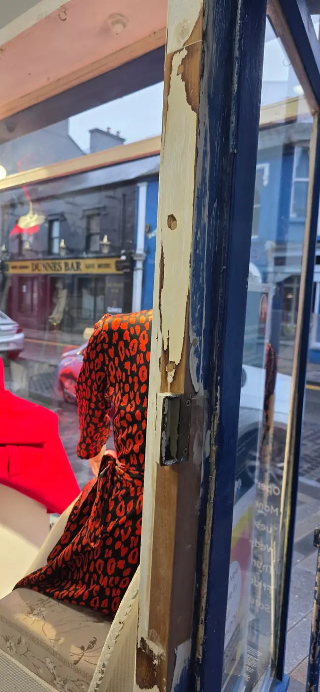 Commercial shopfront lock and frame repair by Lost My Key NI locksmith in Fermanagh